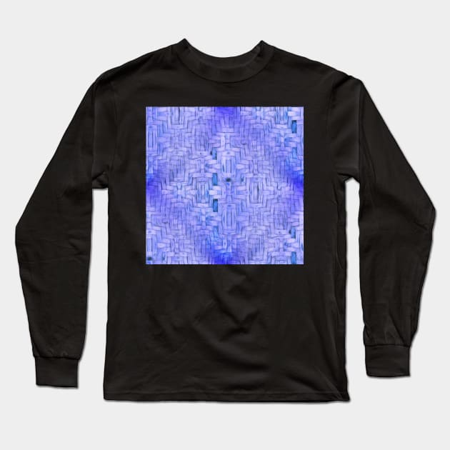 Wicker Blue Long Sleeve T-Shirt by AlexaZari